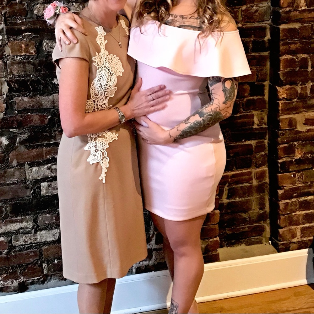 Guess pink dress M